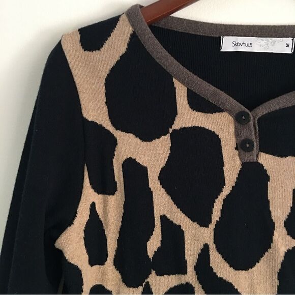 Skovhuus Animal Print Sweater | Size Medium - Picture 4 of 7